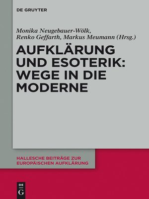 cover image of Aufklärung und Esoterik